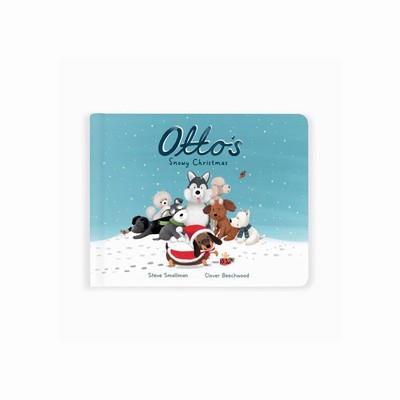 Jellycat Otto's Snowy Christmas and Winter Warmer Otto Sausage Dog USA | 70953UHQB